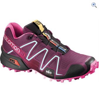 Salomon Speedcross 3 Women's Trail Running Shoes - Size: 4 - Colour: BORDEAUX-PINK